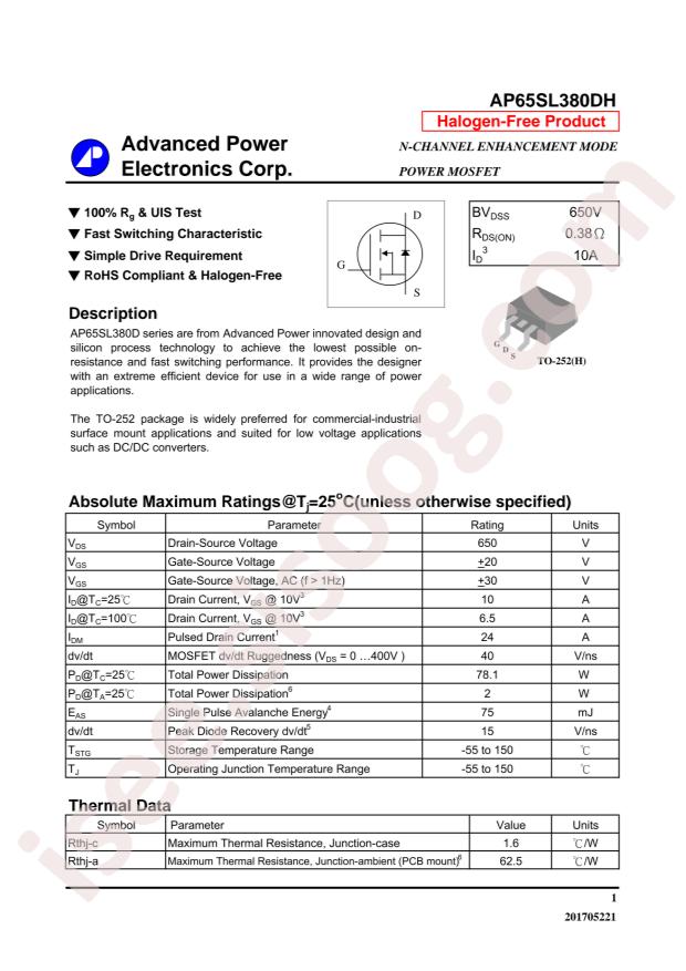 AP65SL380DH
