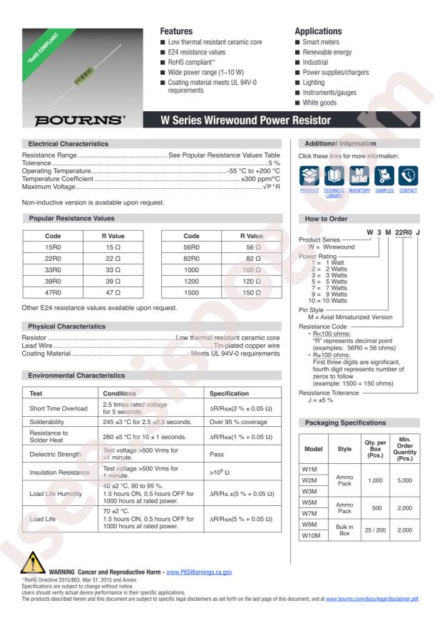 BOURNS W1M1000J