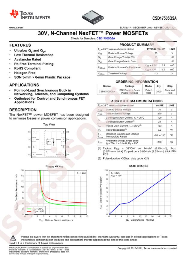 CSD17505Q5A