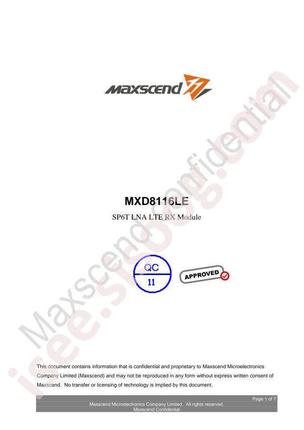 MXD8116LE