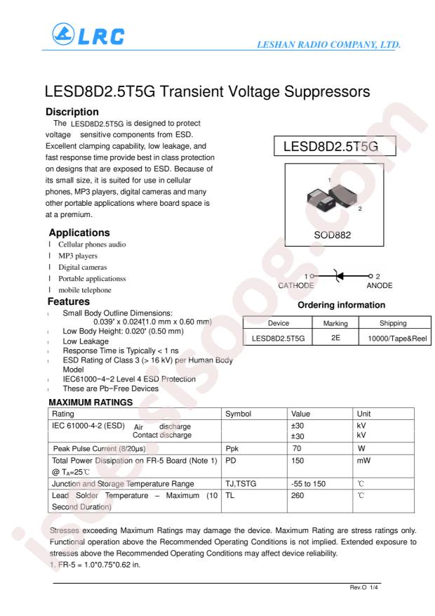 LESD8D2.5T5G