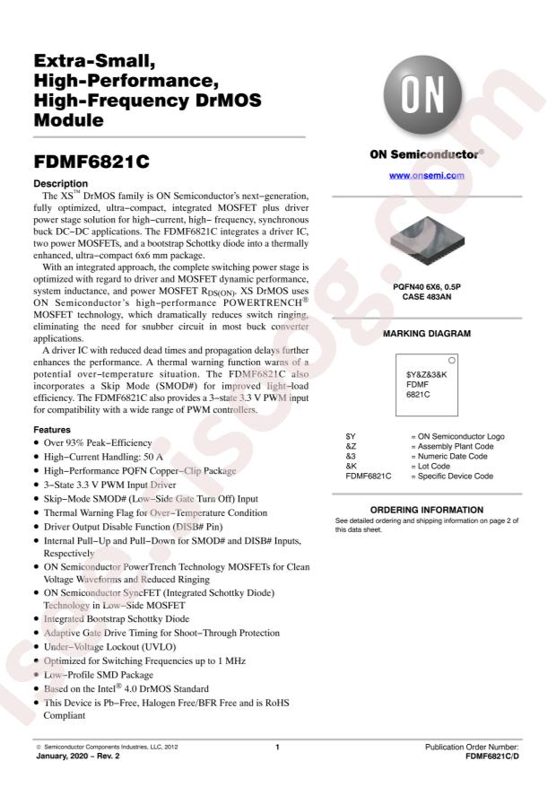 FDMF6821C