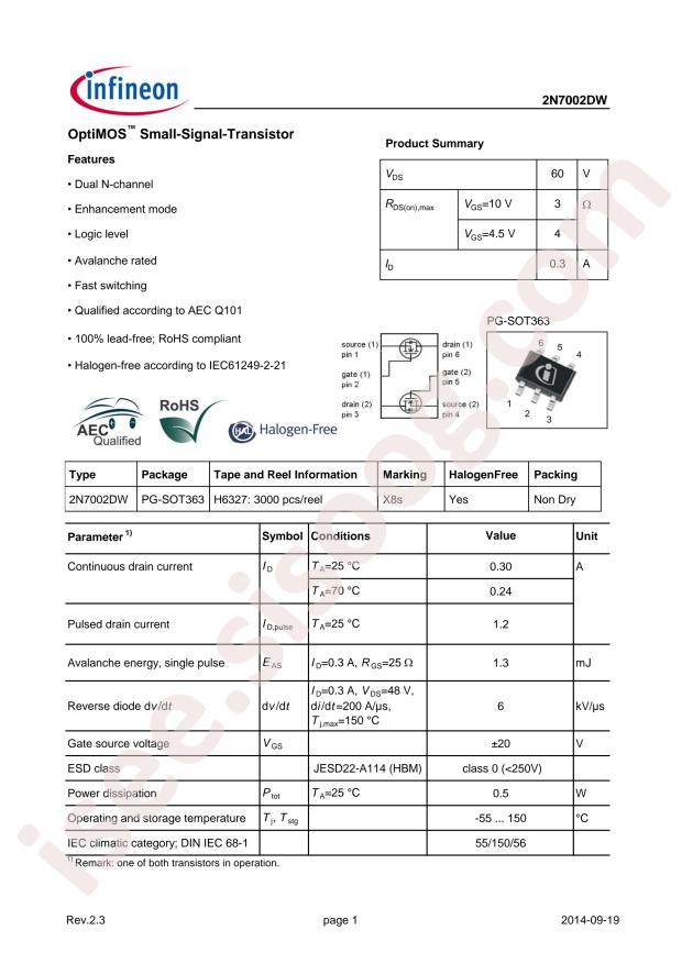 2N7002DWH6327
