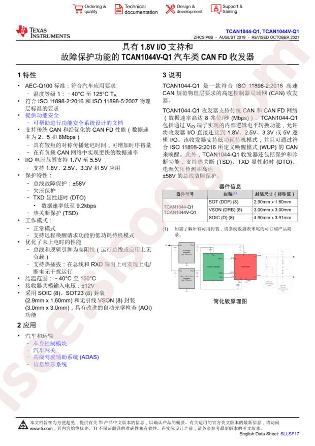 TCAN1044VDRQ1