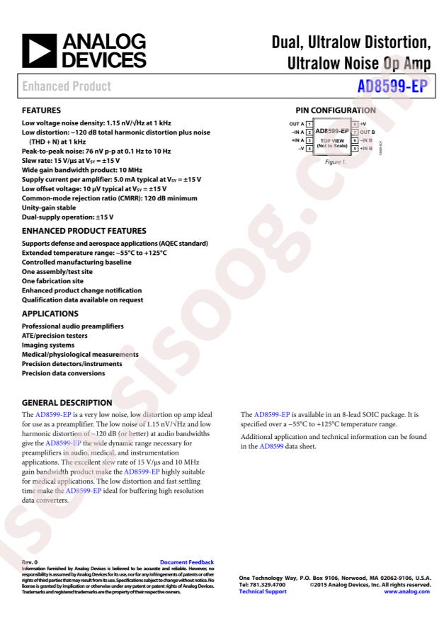 AD8599TRZ-EP