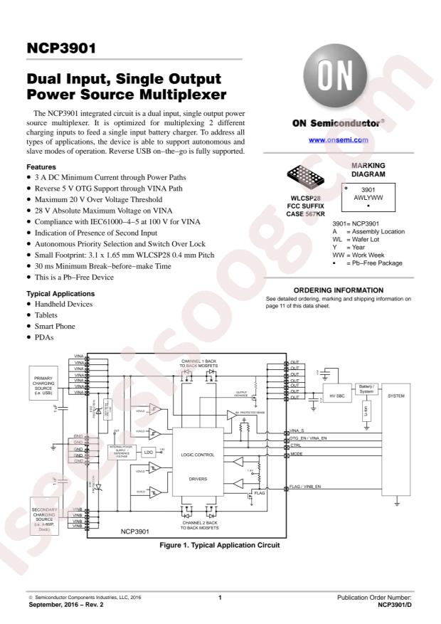 NCP3901FCCT1G