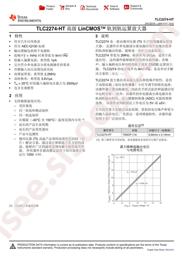 TLC2274EPWRQ1