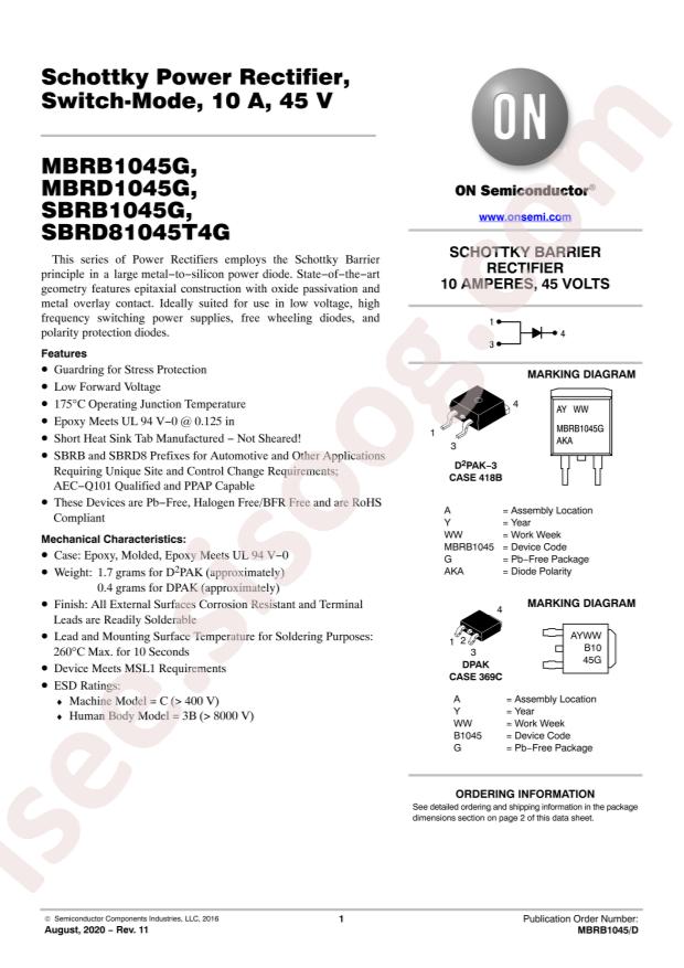 SBRB1045T4G