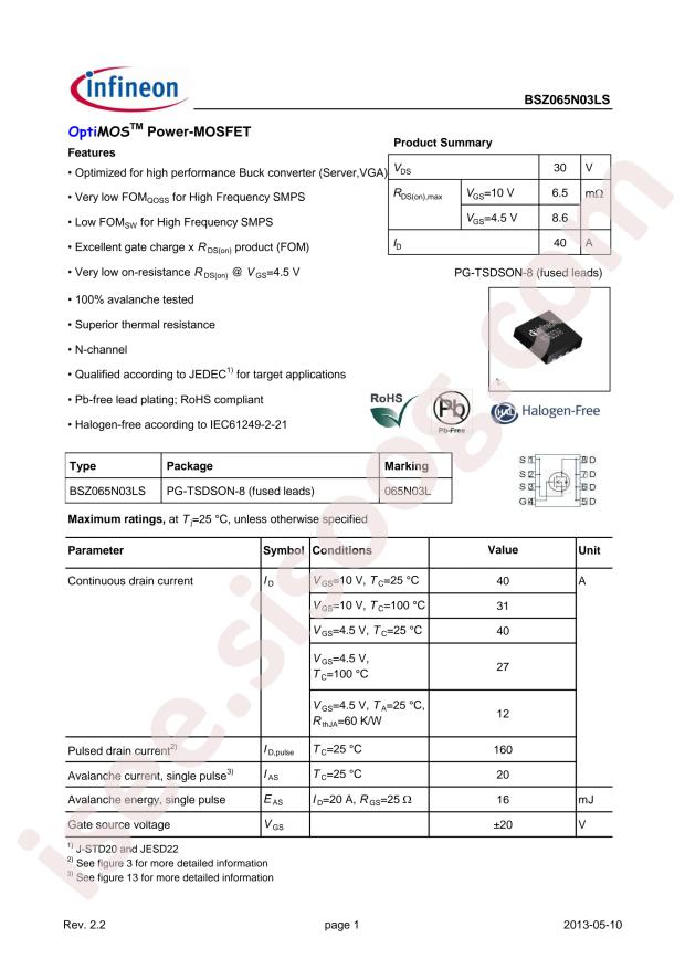 BSZ065N03LS