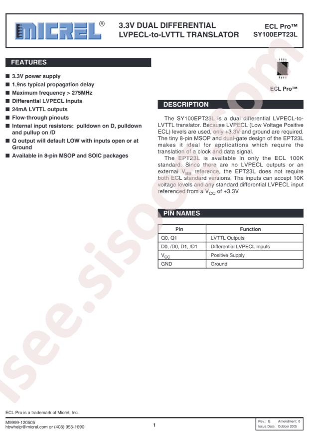 SY100EPT23LZG-TR