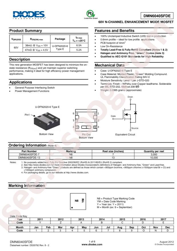 DMN6040SFDE-7