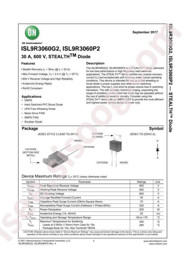 ISL9R3060P2