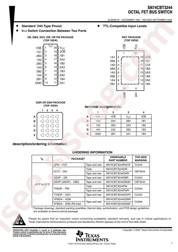 SN74CBT3244DWR
