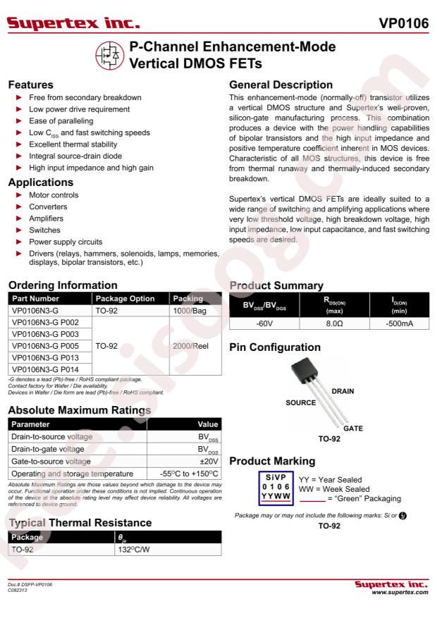 VP0106N3-G