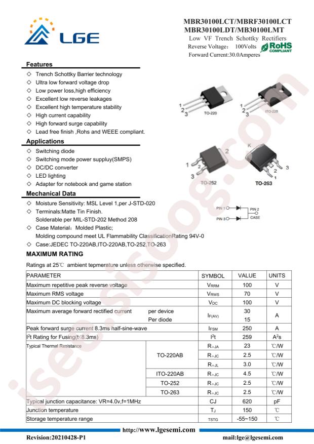 MBR30100LCT