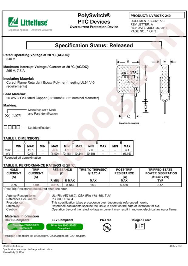 LVR075K-240