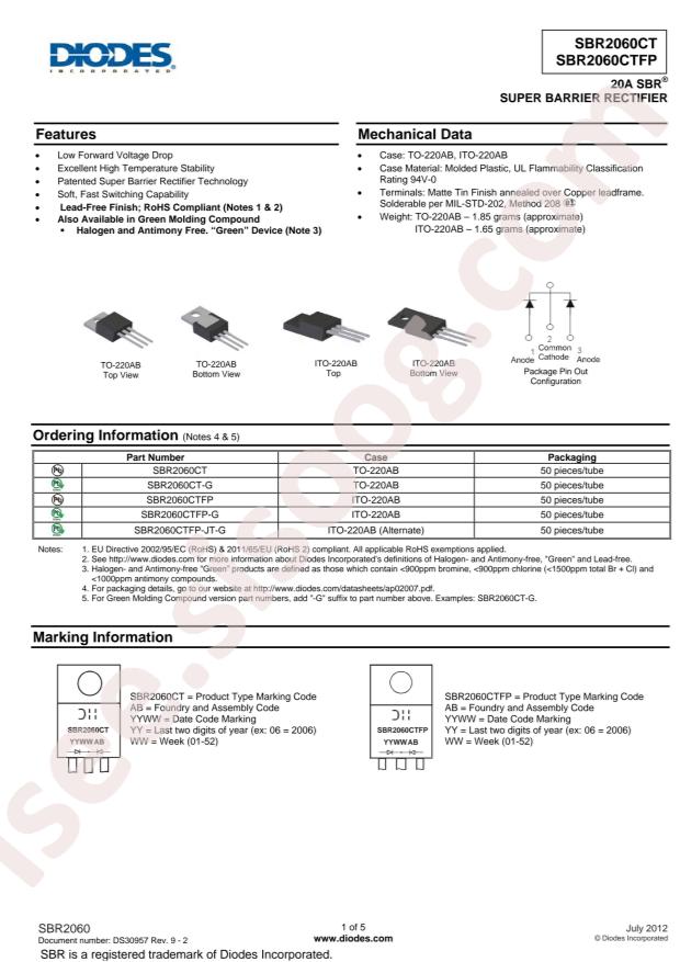 SBR2060CTFP