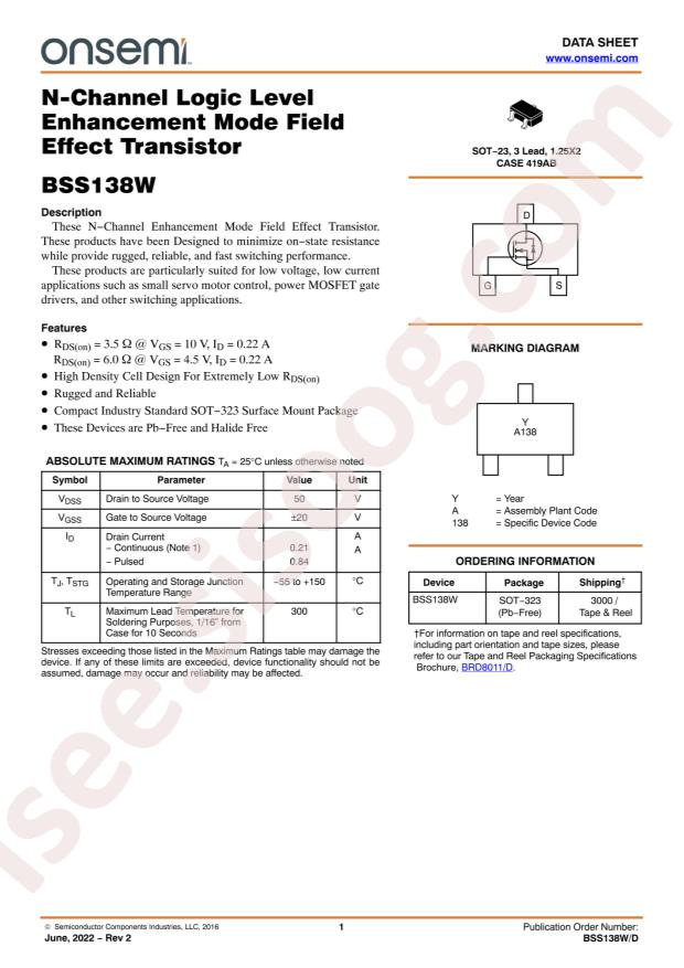 BSS138W