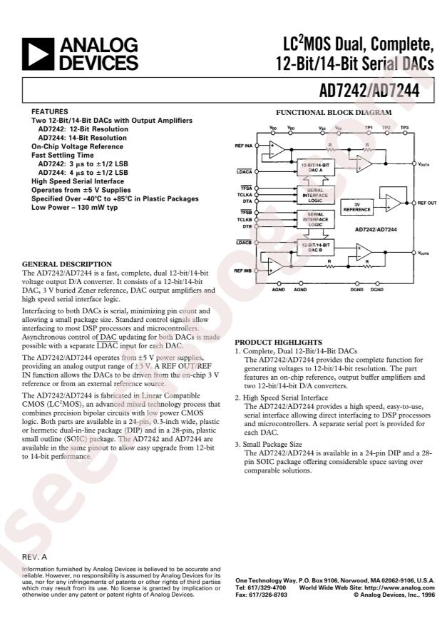 AD7244JRZ-REEL