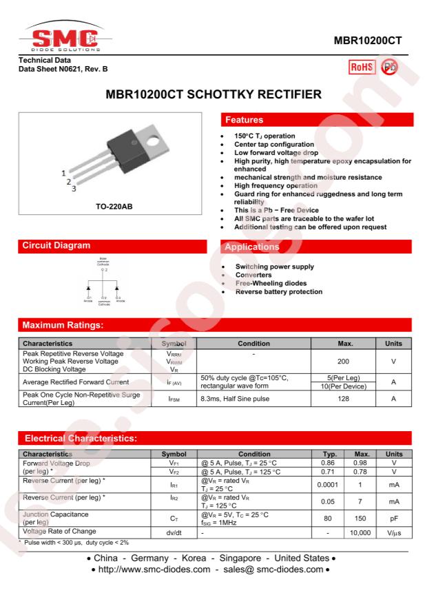 SMC MBR10200CT