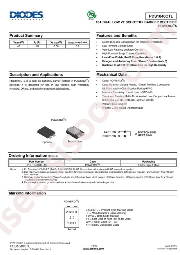 PDS1040CTL-13