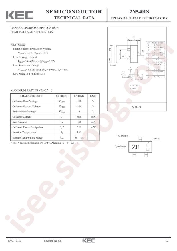 2N5401S-RTK/P