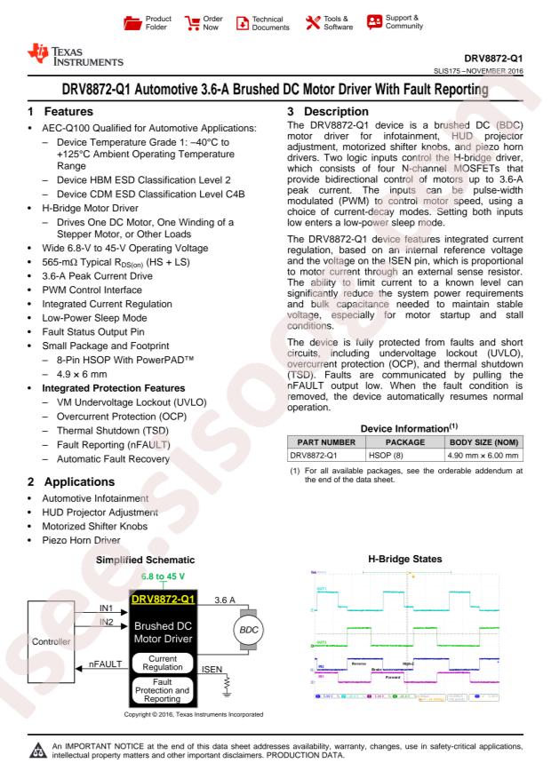 DRV8872DDARQ1