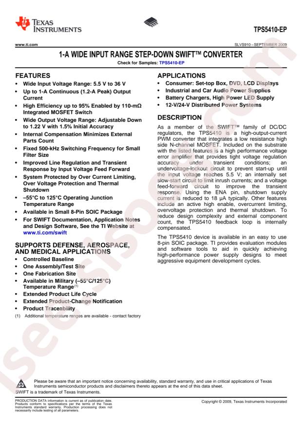 TPS5410MDREP