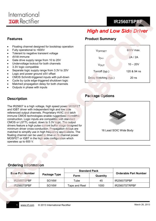 IR25607STRPBF