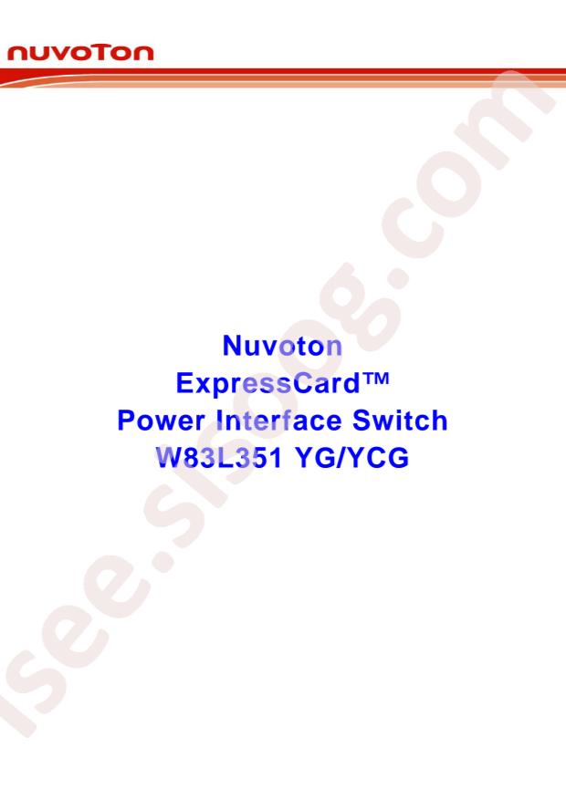W83L351YG TR
