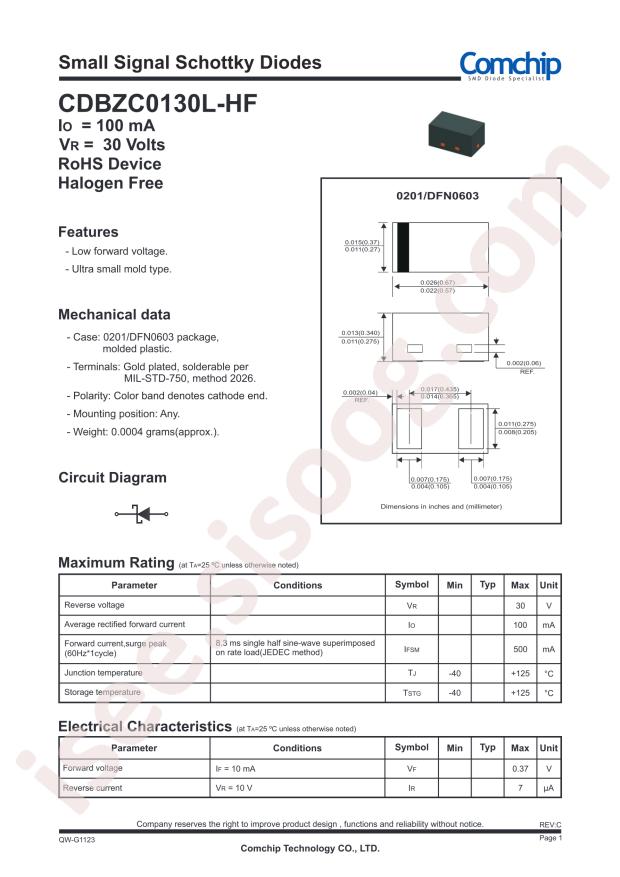 CDBZC0130L-HF