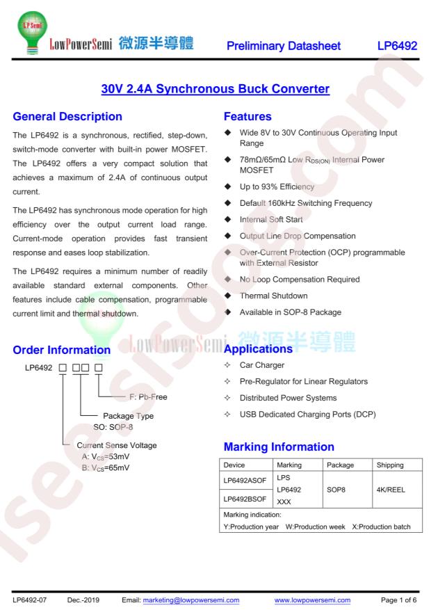 LP6492SOF