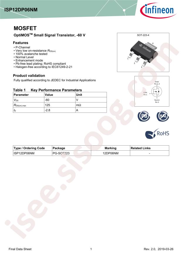 Infineon ISP12DP06NM