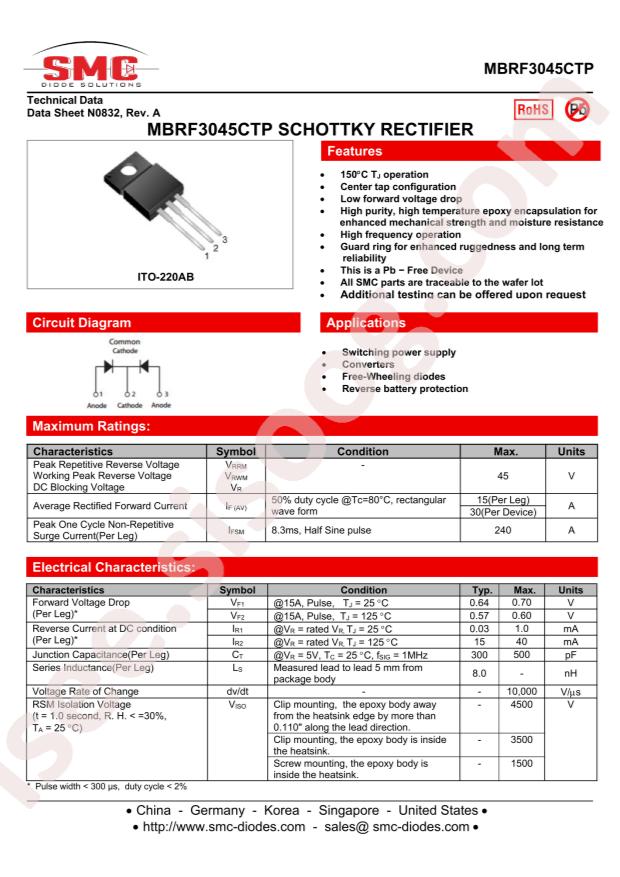 MBRF3045CTP