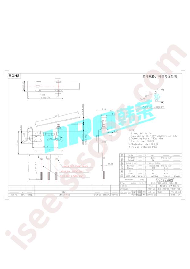 K9-2821D-7WDR-1B