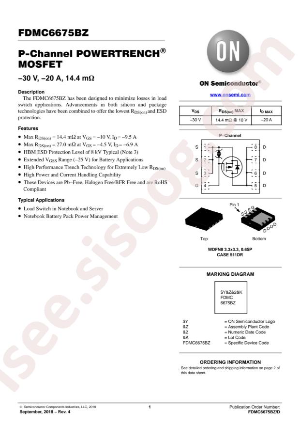 FDMC6675BZ