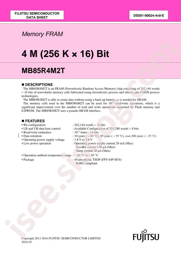 MB85R4M2TFN-G-ASE1