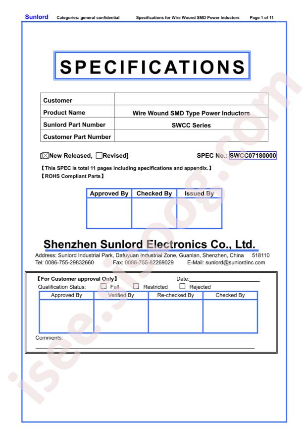 SWCC0603-100MT