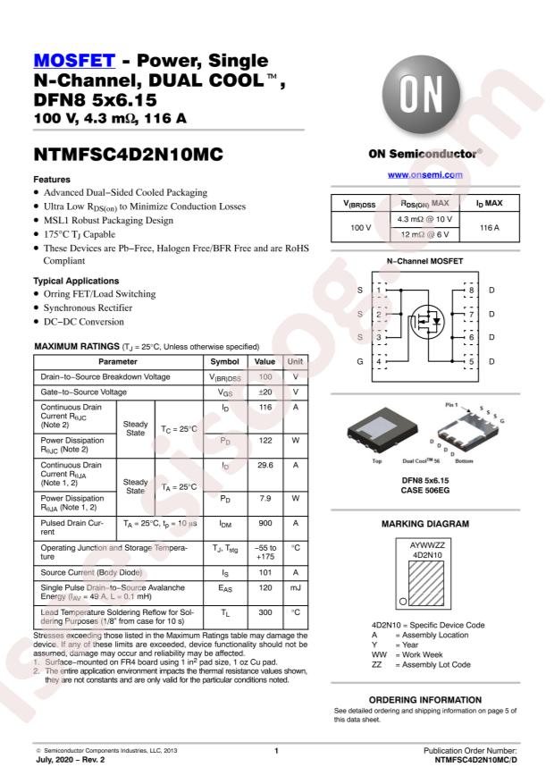 NTMFSC4D2N10MC