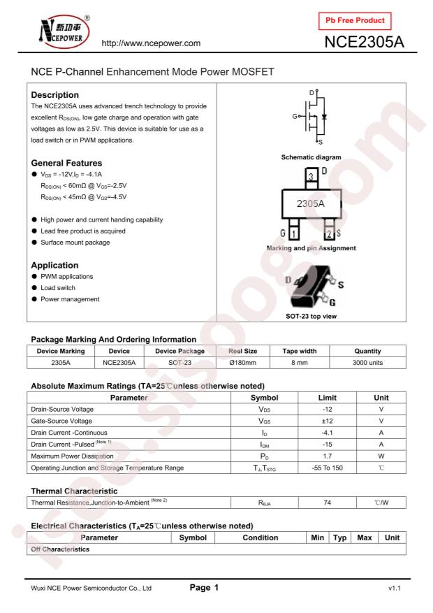 NCE2305A