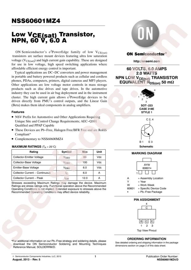 NSS60601MZ4T3G
