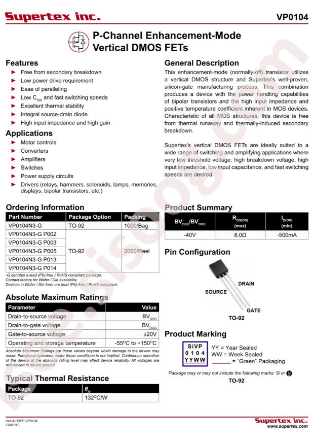 VP0104N3-G
