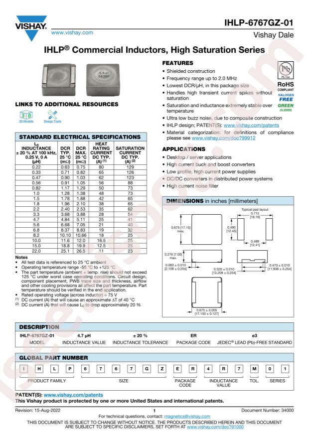 IHLP6767GZER5R6M01