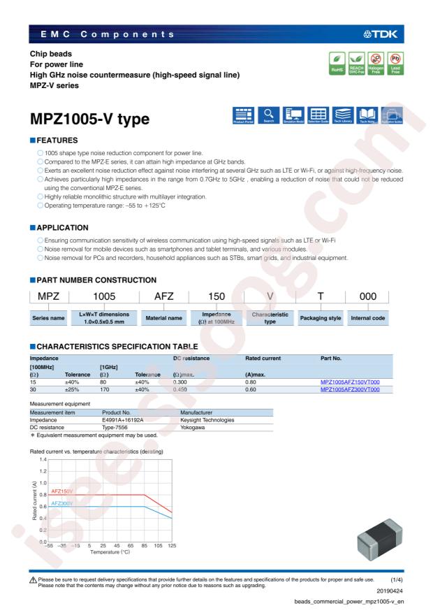 MPZ1005AFZ150VT000