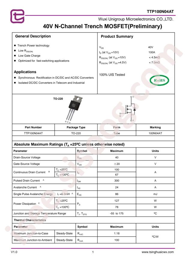 TTP100N04AT