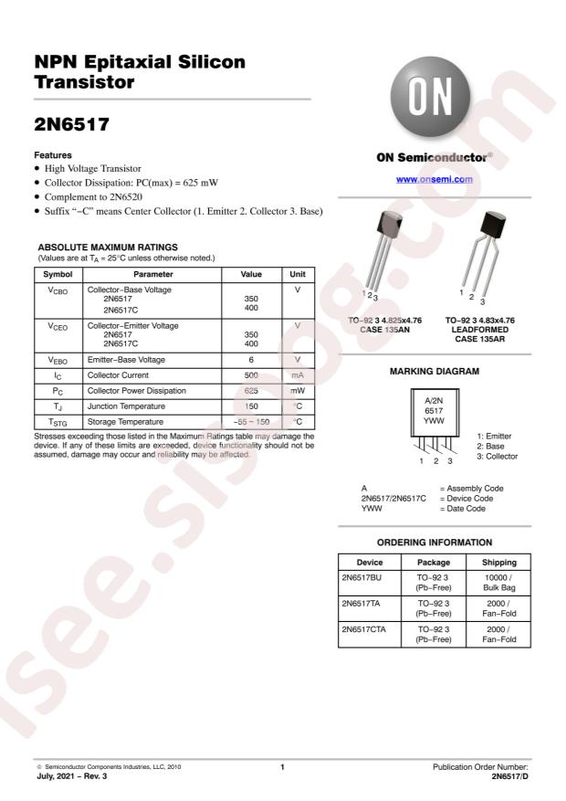 2N6517BU