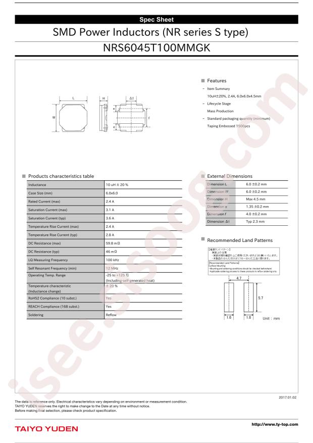 NRS6045T100MMGK