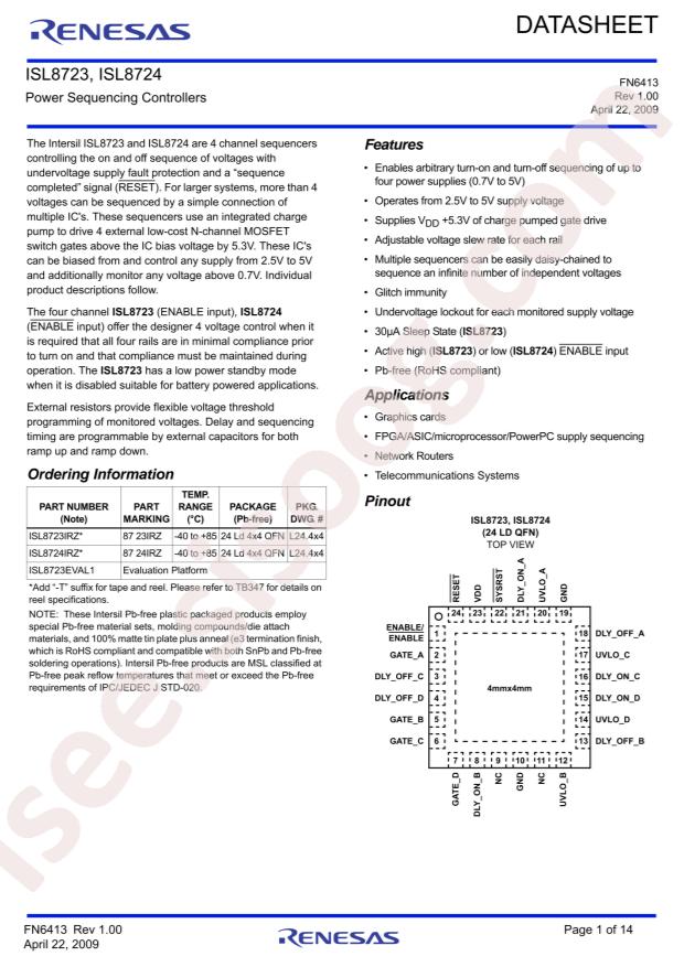 ISL8723IRZ-T
