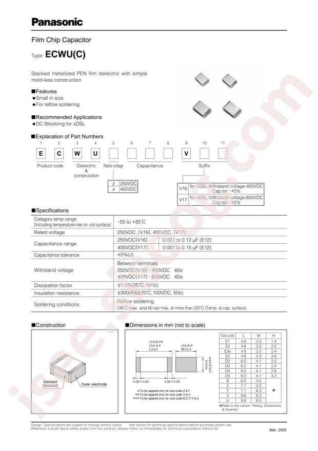 PANASONIC ECW-U4563V17