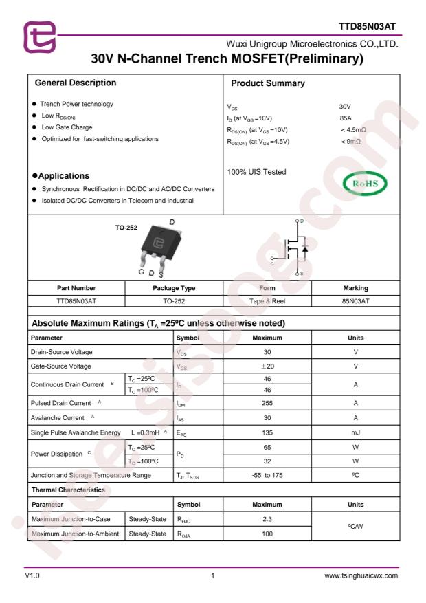TTD85N03AT